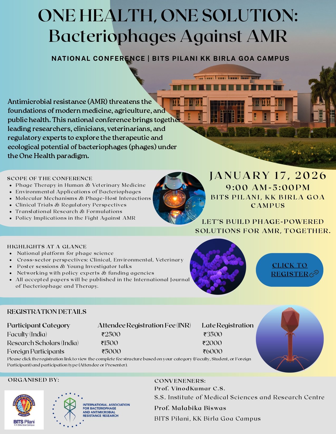 National Conference on Bacteriophages Against AMR